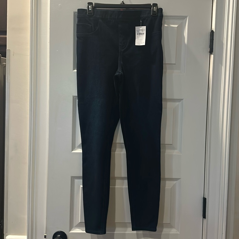 NWT Spanx Jean-ish ankle leggings denim jeggings size medium